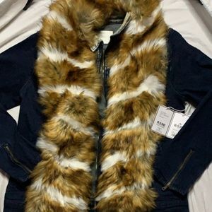 A soft fur jacket